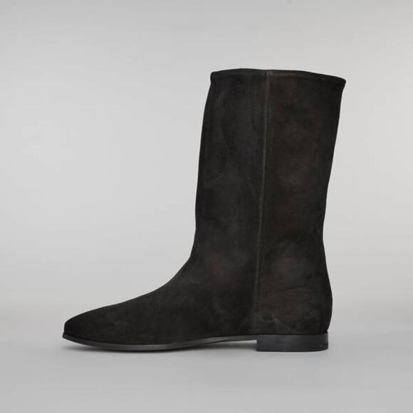 Pierre Hardy Texas Suede Fringe Mid Boots in Black 37.5 - Picture 4 of 4